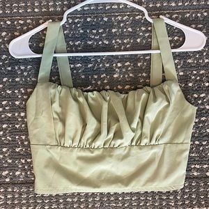 Sage green tank top